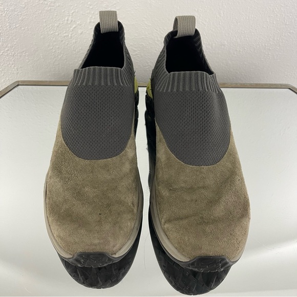 MERRELL Mens Dusty Olive Suede Leather Jungle Moc XX AC+ Vibram Slip On Shoes - Picture 5 of 11